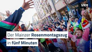 Der Mainzer Rosenmontagszug 2025 in fünf Minuten