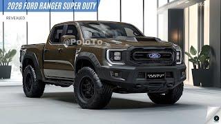 2026 Ford Ranger Super Duty enthüllt - die neueste Version von Ranger wird bald kommen!