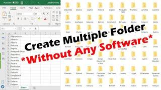 Create Multiple Folders At Once Using Batch File