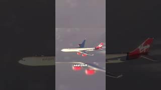 2 planes having a race ️- #funny #pilot #airline #plane #aviation #aviationlovers #boeing #airbus