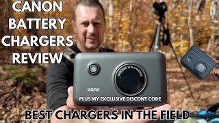 llano Dual Fast Camera Battery Charger & In built Battery Backup Canon Cameras Wildlife Photography