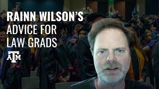 Rainn Wilson’s Advice to Law Graduates: How Gratitude Can Shape Your Future