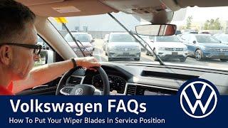 Leavens VW FAQ - How To Put Your Wiper Blades In Service Position