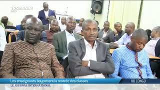 RDC : Les enseignants boycottent la rentrée des classes