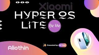 HyperOS Lite v2 1.0.8.0 CN A1 Xiaomi MI 11X Poco F3 Redmi K40 Android 14 Alioth