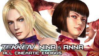 NINA & ANNA WILLIAMS - All Cinematic Endings in TEKKEN Series (1994-2017)