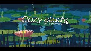 2 HOURS COZY STUDY - Chill with happy and mood-lifting music!