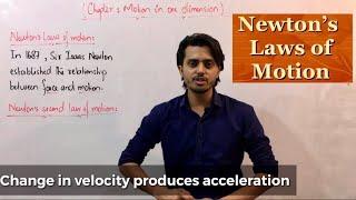 Newton’s laws of motion || First law of motion || Second law of motion || Third law of motion