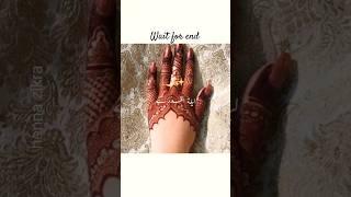 Gorgeous finger mehndi design #mehndiideas #trending #henna #shorts #fingerdesign #hennazikra