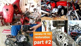 Yamaha yb 100 disassembling || For full Restoration part 2 || waleed autos