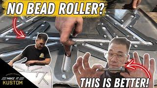 CHEAP & Easy Way 2 Make ANY Bead! NO BEAD ROLLER! - Flow Forming With an AIR HAMMER