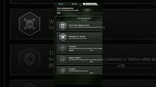 First Achievement UNLOCKED (Wipe Day 1) - Escape From Tarkov