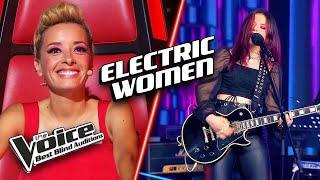 Women ROCKING Electric Guitars | The Voice: Best Blind Auditions