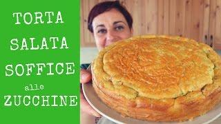 ZUCCHINI  SOFT CAKE Easy Recipe - Savory Zucchini Cake Easy Recipe