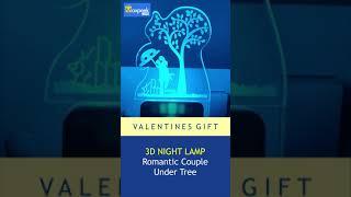 3D Night Lamp for Valentines Gift | #Shorts Simple & Best Gift from Maxpeek.com | Online Shopping