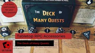 Tabletop RPG Accessories | The Deck of Many Quests