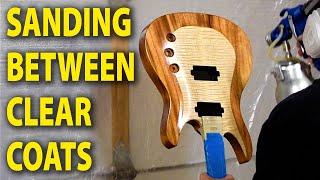 Sanding Between Clear Coats On A Guitar