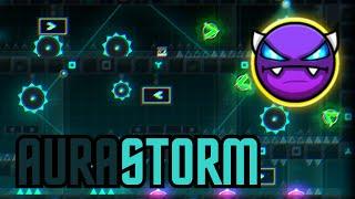 "AuraStorm" by WaterRY [All coins] (Platformer Demon) | Geometry Dash 2.2