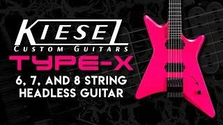 Kiesel Guitars Type-X Headless Guitar