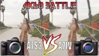 We compared A7iv 4k60 VS A7siii 4k60