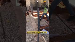 Plumbing works || Geotextile Installation