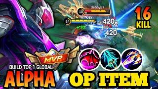 HERO RUSAK,, PANTES LAKU DI MPL S14,, Build Top 1 Global Alpha,, MLBB