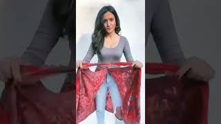 How to Wear a Scarf with Tops, Jeans️️ #shorts #youtubeshorts #howtowearascarf