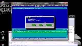 how to install turbo c in windows 8 [RUN TC IN DOSBOX FULL SCREEN MODE]