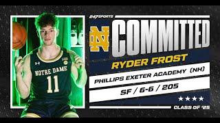 WATCH: 4-star SF Ryder Frost commits to Notre Dame | No. 97 overall prospect