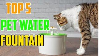 Pet Water Fountains: 5 Best Pet Water Fountains of 2021 | Cat & Dog Water Fountain (Buying Guide)