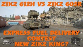 SnowRunner Zikz 612H Vs Zikz 605r Express Fuel Delivery Contest New Zikz King?