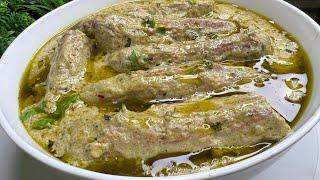 Afghani Malai Chicken Seekh Gravy Recipe ️ | Chicken Malai Seekh Kabab With White Gravy ️