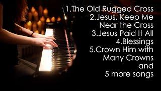 10 Easter Praise Songs - Piano by Sangah Noona with Lyrics