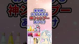 美容師がおすすめする神シャンプーあげてけ