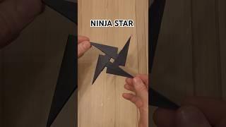 NINJA STAR SHURIKEN ORIGAMI. PAPER WEAPON NINJA STAR ORIGAMI