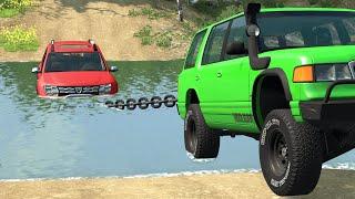 Cars vs Deep Water #4 – BeamNG.Drive