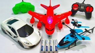 Radio Control Airplane A380 and Remote Control Rc Car Unboxing, helicopter, airplane, plane, rc car