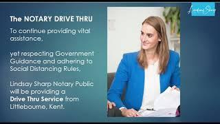 Lindsay Sharp Notary Drive Thru