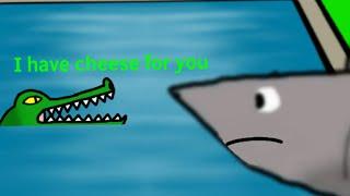 Shark Puppet Vs. Alligator Animated