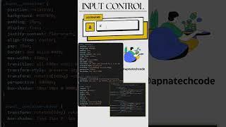 Input control design #html #css #javascript #react #trending #tranding #ytshorts #latest #coding #js