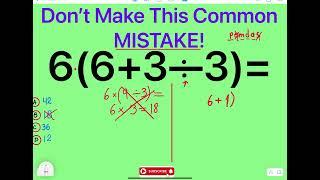 DO NOT DO THIS COMMON MISTAKE!