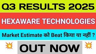 Hexaware Technologies Q3 ResultsHexaware ResultsHexaware Technologies Share Latest NewsHext Share