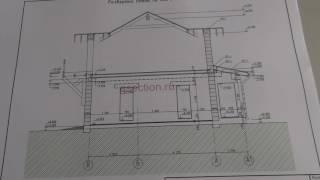 Пример рабочего проекта дома из газобетона.