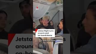 Jetstar flight turns around amid on-board drama