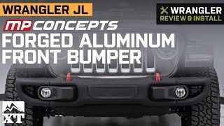 Jeep Wrangler JL MP Concepts Forged Aluminum Front Bumper Review & Install