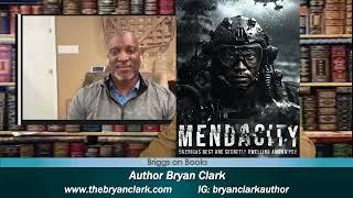Author Bryan Clark introduces "Mendacity" on the talk show Briggs on Books