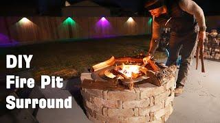 DIY Brick Fire PIt Surround - Breeo Insert Ring