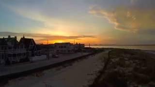 Point Lookout NY - Sunrise over the ocean - drone footage by Jodi Stout