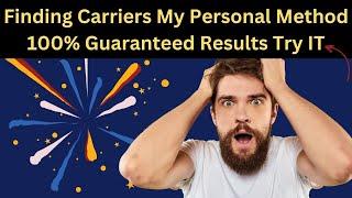 Easiest way of Finding Carriers My Personal Method 100% Working - Reefers,Box Trucks,Dry Van etc