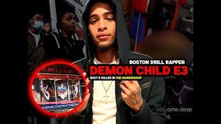 Boston Drill Rapper "Demon Child E3" Sh0t & K!lled Inside Of A Barbershop!!